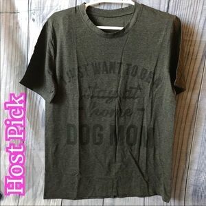 ✅2X Host Pick✅ Stay at Home Dog Mom T-Shirt, Large